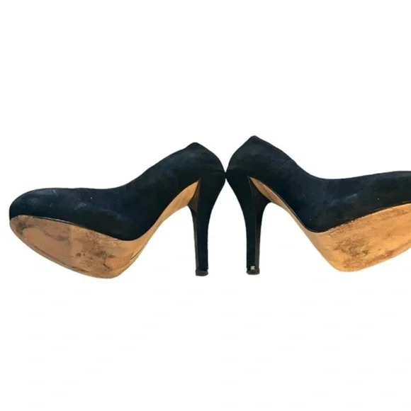 Dolce Vita Black Suede Embellished Stilettos 8 - Picture 7 of 8